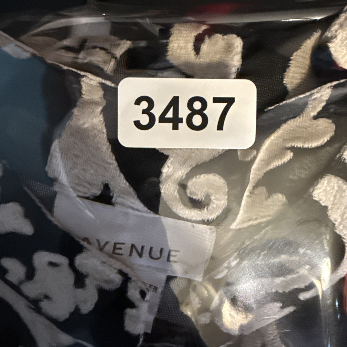 Avenue 22/24 Sheer Floral Embroidered Blouse Black Ivory Romantic Whimsigoth