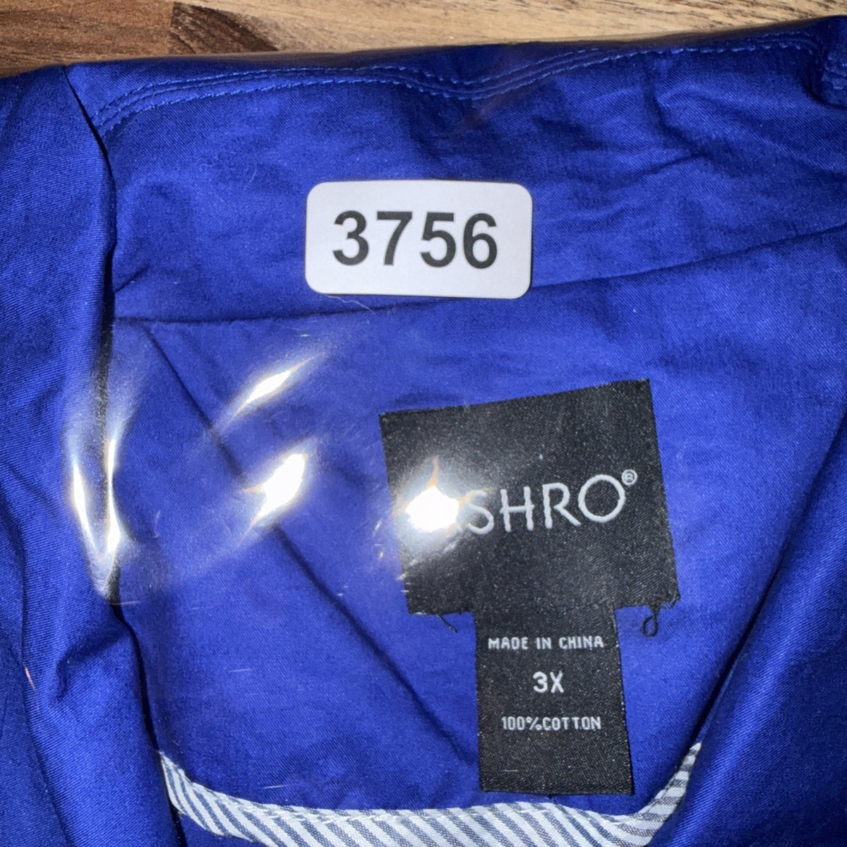 Ashro 3X Royal Blue Cropped Trench Jacket Double Breasted Cotton NWT Plus Size