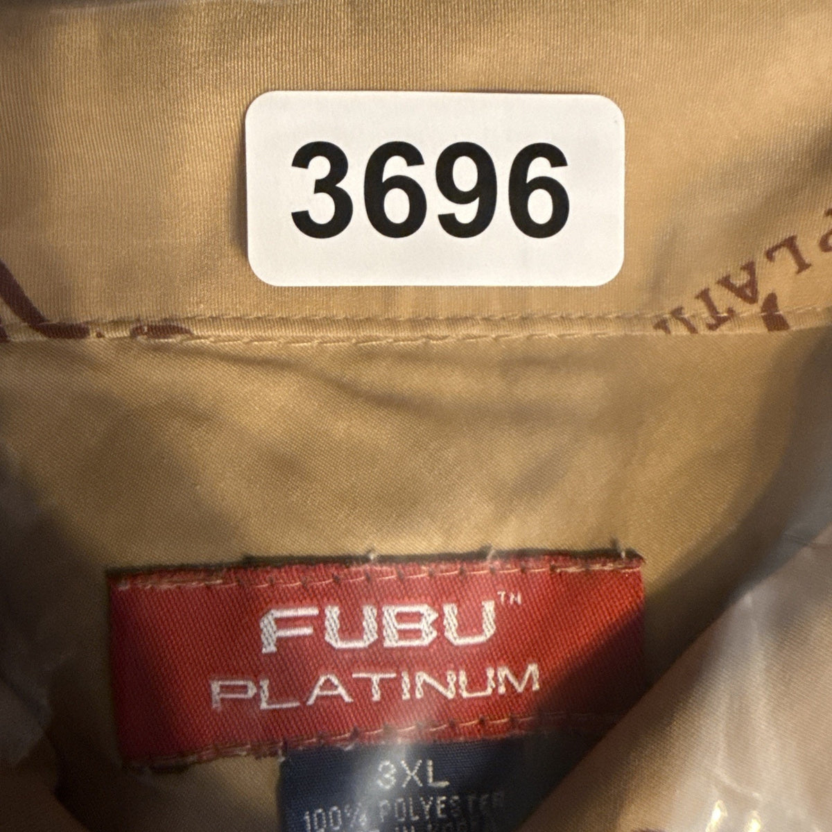 Flawed Vintage Platinum FUBU Shirt Mens 3XL Brown Fat Albert Graphic 90s Y2K