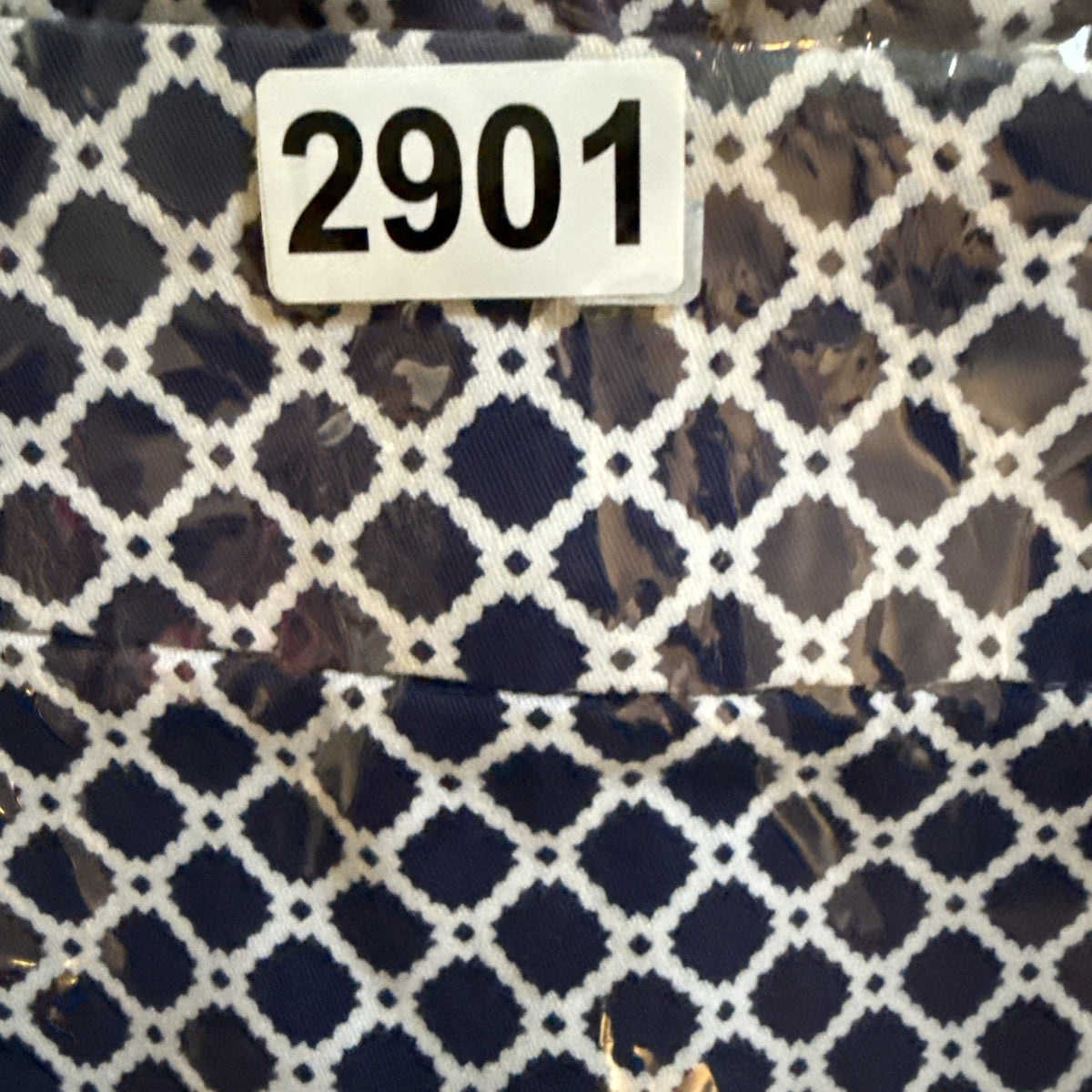 Chadwicks of Boston A Line Skirt Classic Stretch Size 10 Navy Blue White Pockets