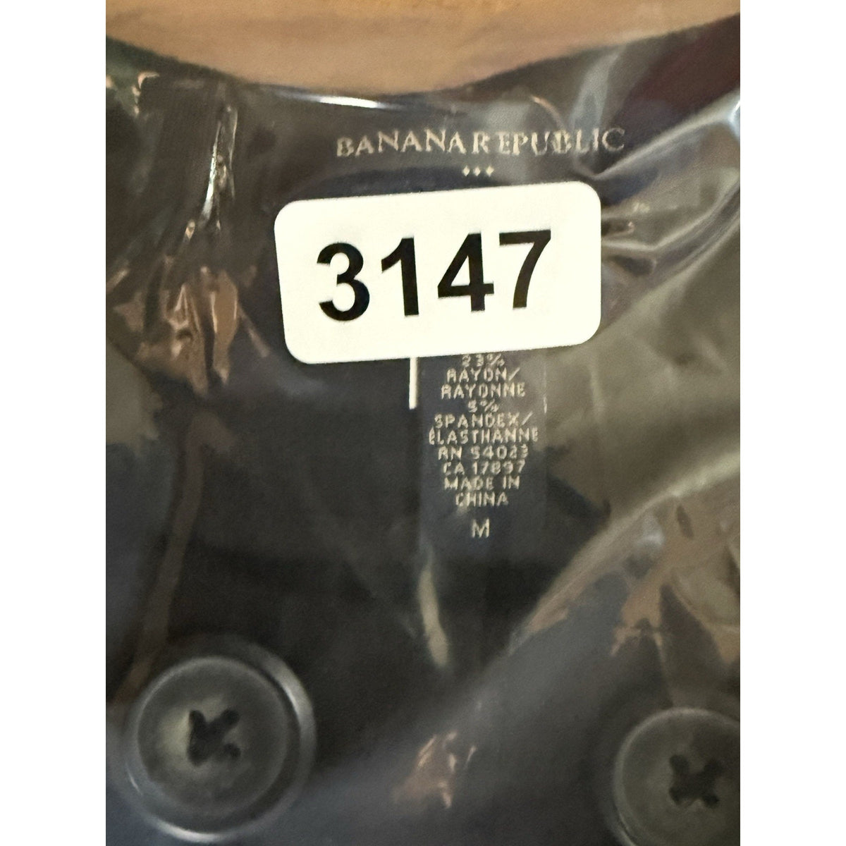 Banana Republic Black Knit Jacket Medium Stretch Minimalist Business Career