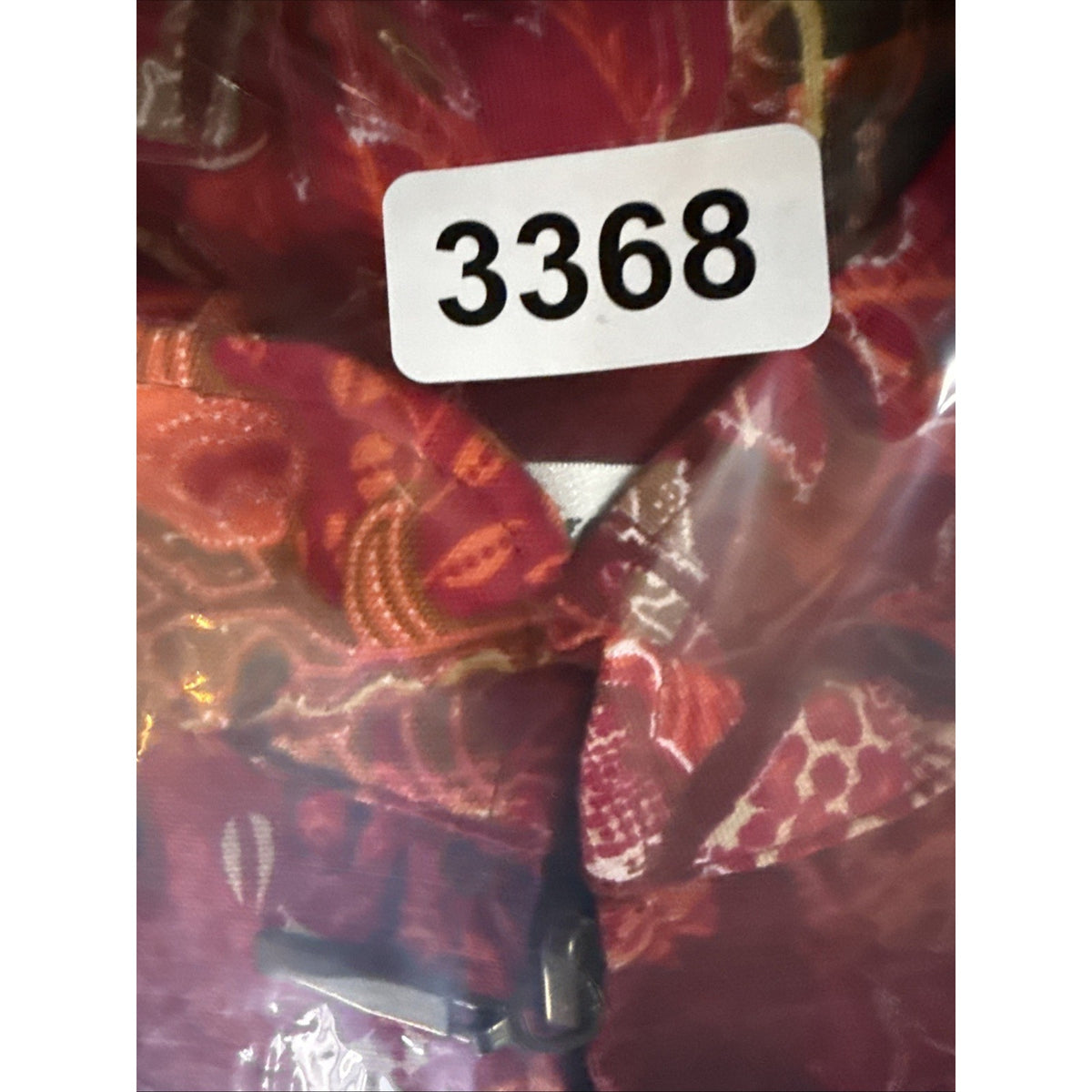Coldwater Creek Women's Petite PL Red Paisley Zip Jacket Pockets Short LS