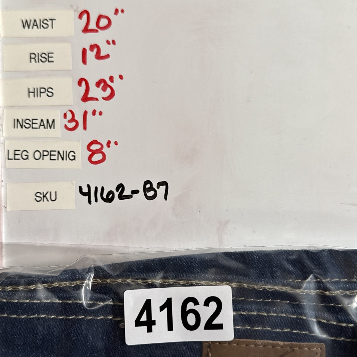 Gloria Vanderbilt Women’s Plus Size 20W Dark Wash Stretch Denim Jeans Blue