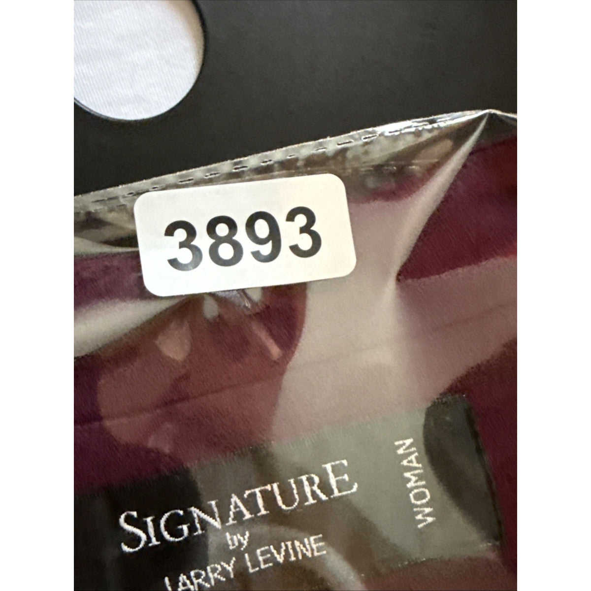 Signature By Larry Levine 22W Merlot Open Front Blazer Jacket NWT Plus Size