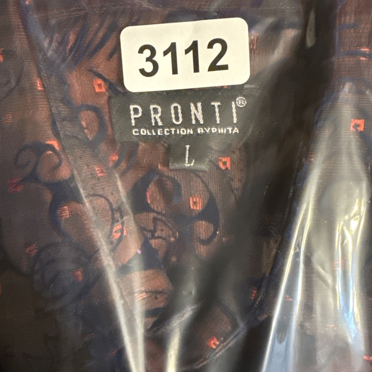Pronti Collection By Phita Shirt Button Up Abstract Grunge Dark Academia Retro