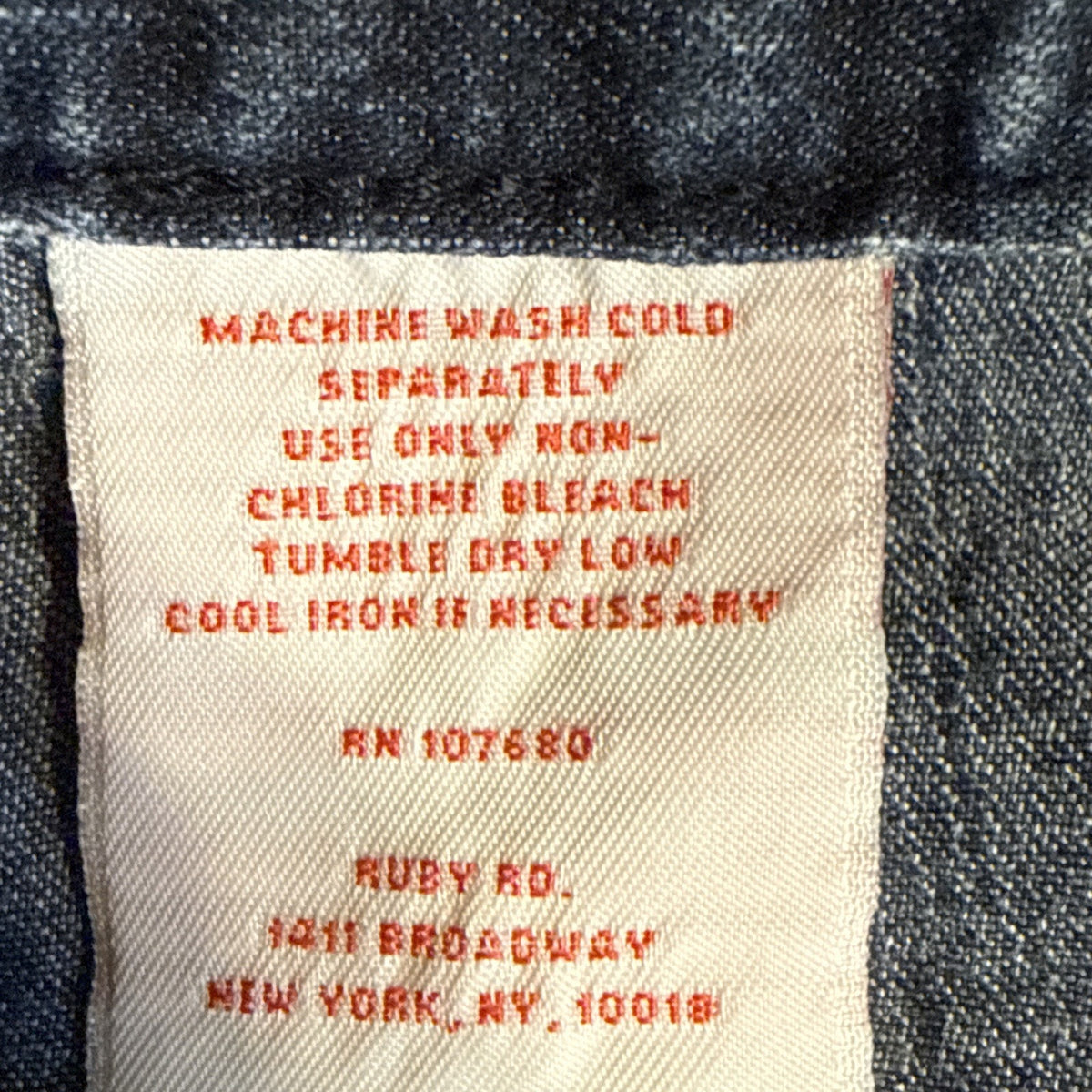 Ruby Rd Petite Straight Leg Jeans Blue Denim Sz 16P Zip Button Elastic Sides