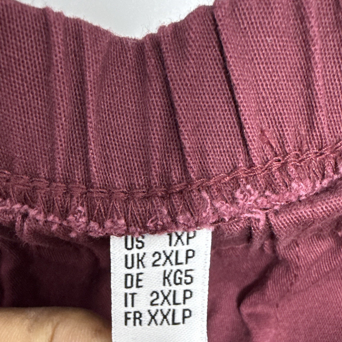 d&co. denim + company Women’s 1XP Petite Burgundy Pull On Pants Pockets