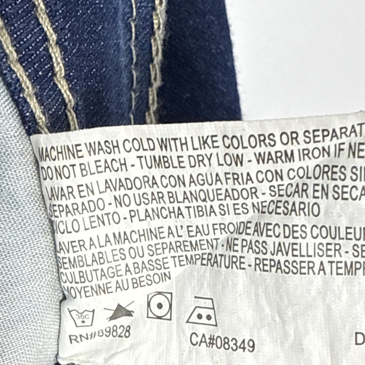 Gloria Vanderbilt Women’s Plus Size 20W Dark Wash Stretch Denim Jeans Blue