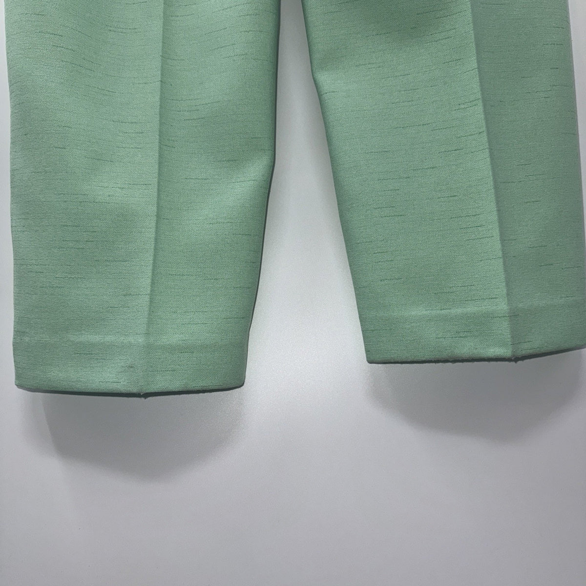 Alfred Dunner Women's 16 W Green Straight Leg Pants Pull On Elastic Waist Flat
