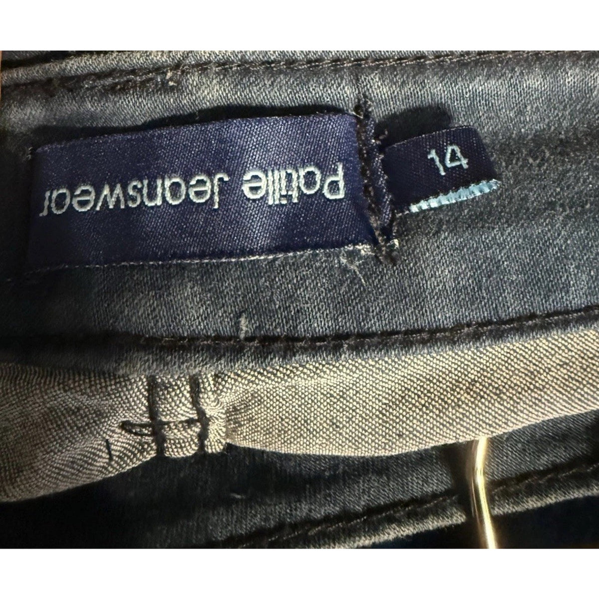 Patille Jeanswear Women’s Blue Skinny Jeans Size 14 Mid Rise Stretch Denim Pants