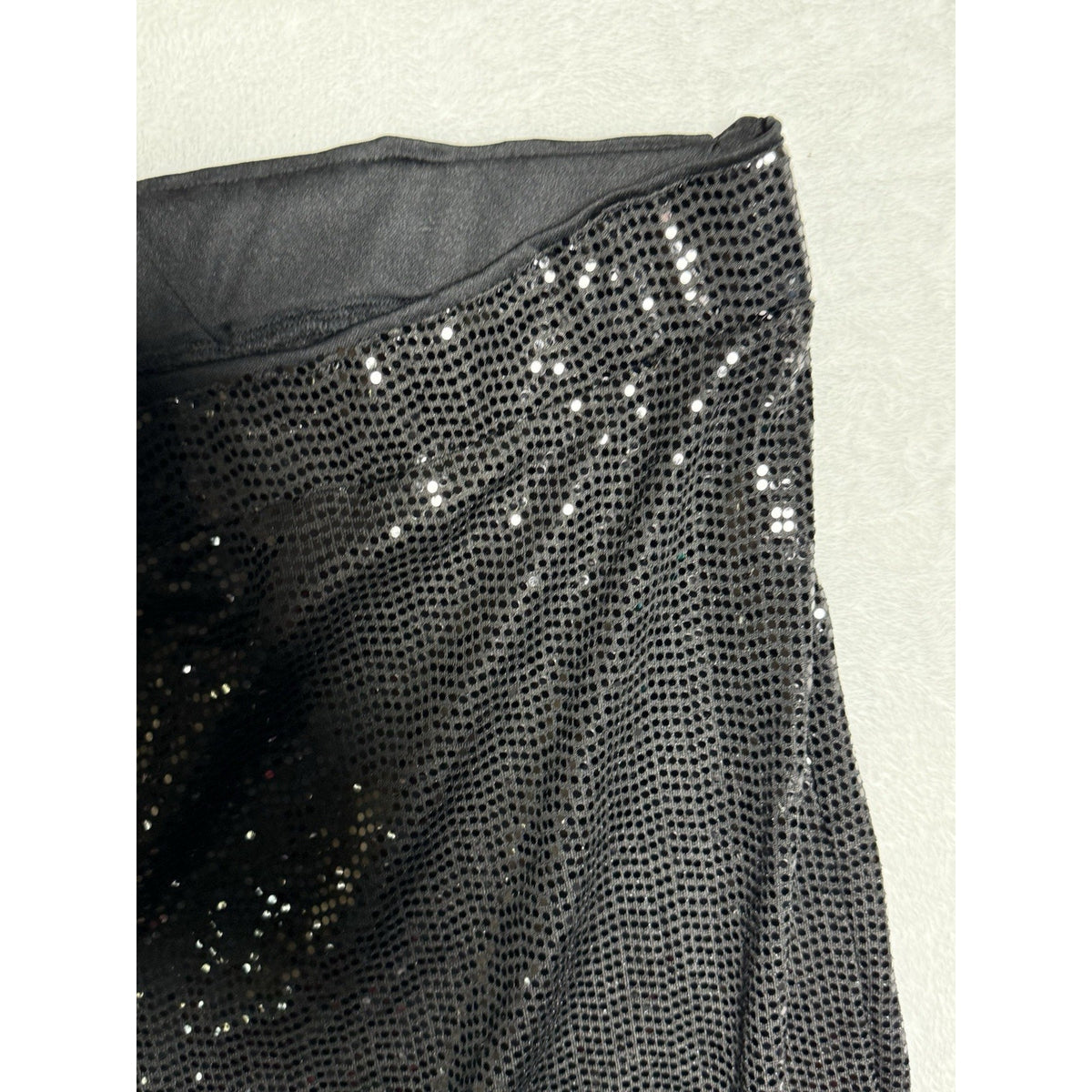 XPlusWear 4XL Black Sequin Ruched Pants Stretch Plus Size NWT Party Club