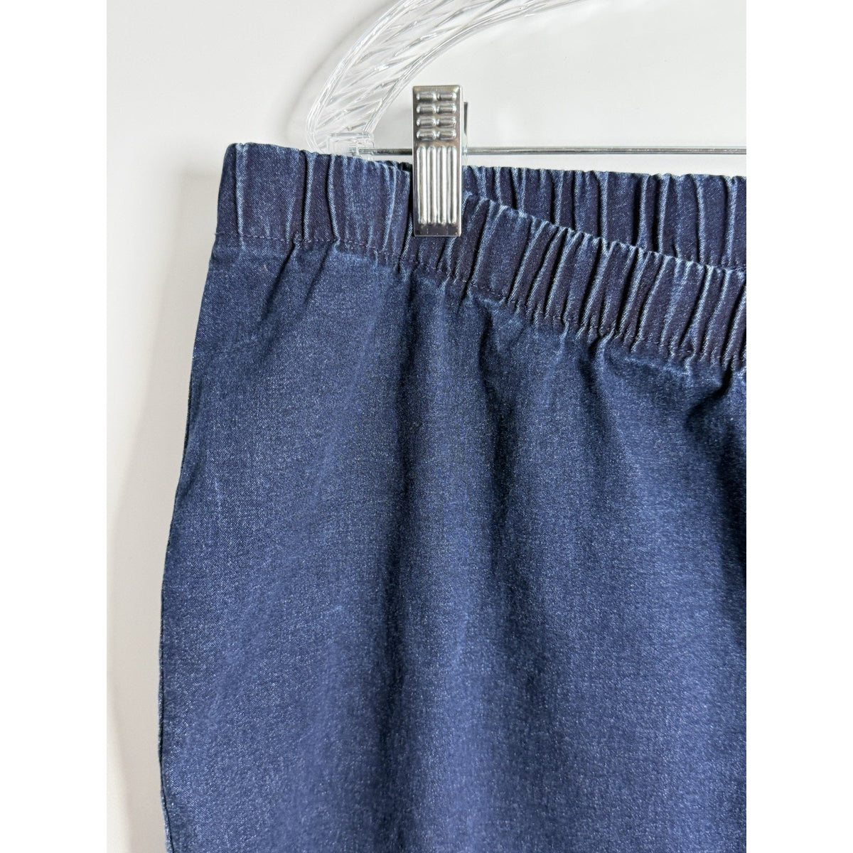 Denim 24/7 Jeans Capris Pull On Elastic Waist Plus Size 22W Casual Stretch