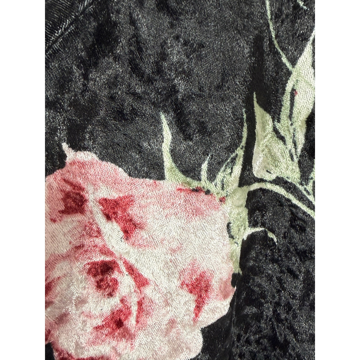 Tres Bien Velvet Floral Kimono Jacket ML Whimsigoth Dark Romance Rose Goth 90s⁠