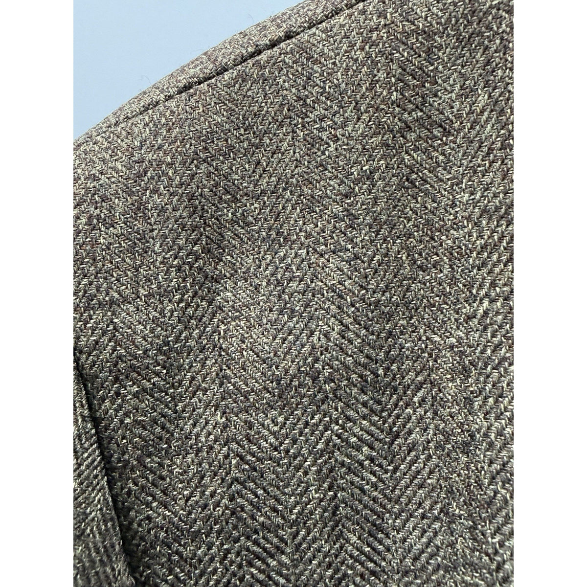 Levine Classics 18W Olive Brown Herringbone Long Coat Jacket Plus Size