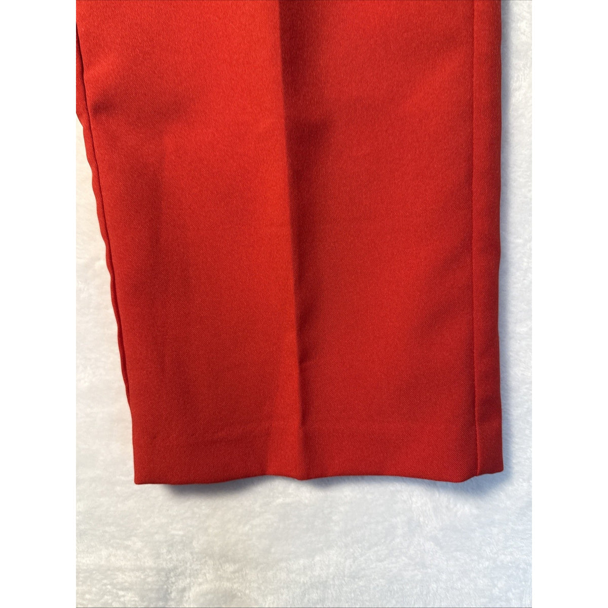 Blair Red Dress Pants Women’s Size 10 Petite Pull On Elastic Waist Pockets