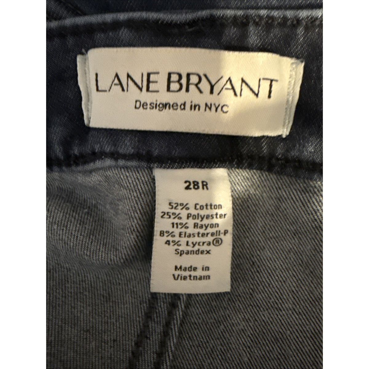 Lane Bryant Womens Size 28R Dark Wash High Rise Ultimate Stretch Skinny Jeans