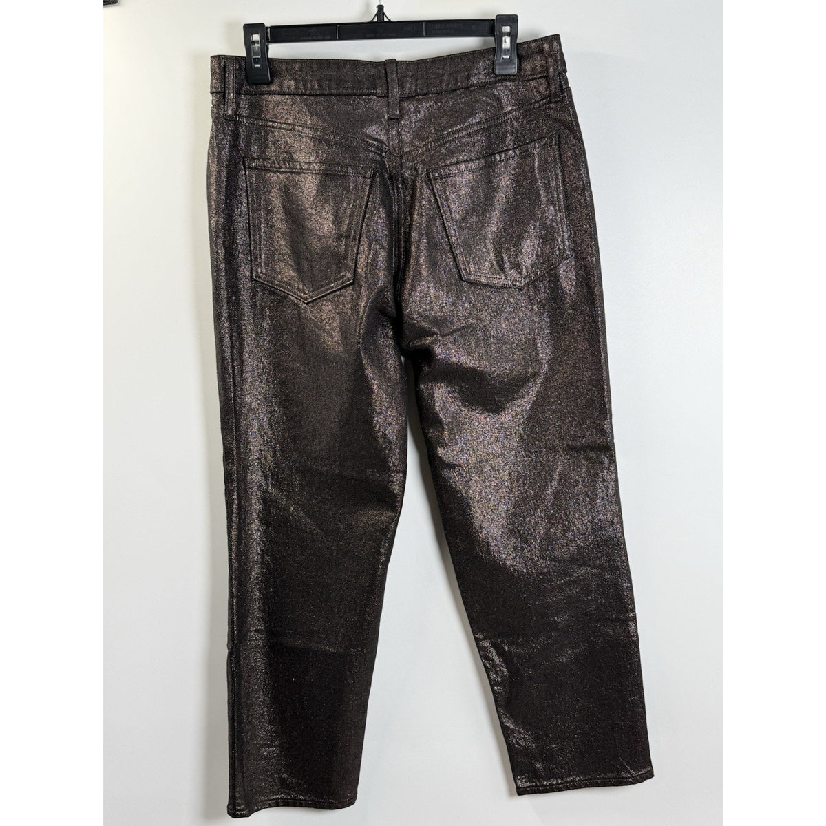Women's Old Navy High Waist Shine O.G Shimmer Straight Ankle Jeans Size 8P