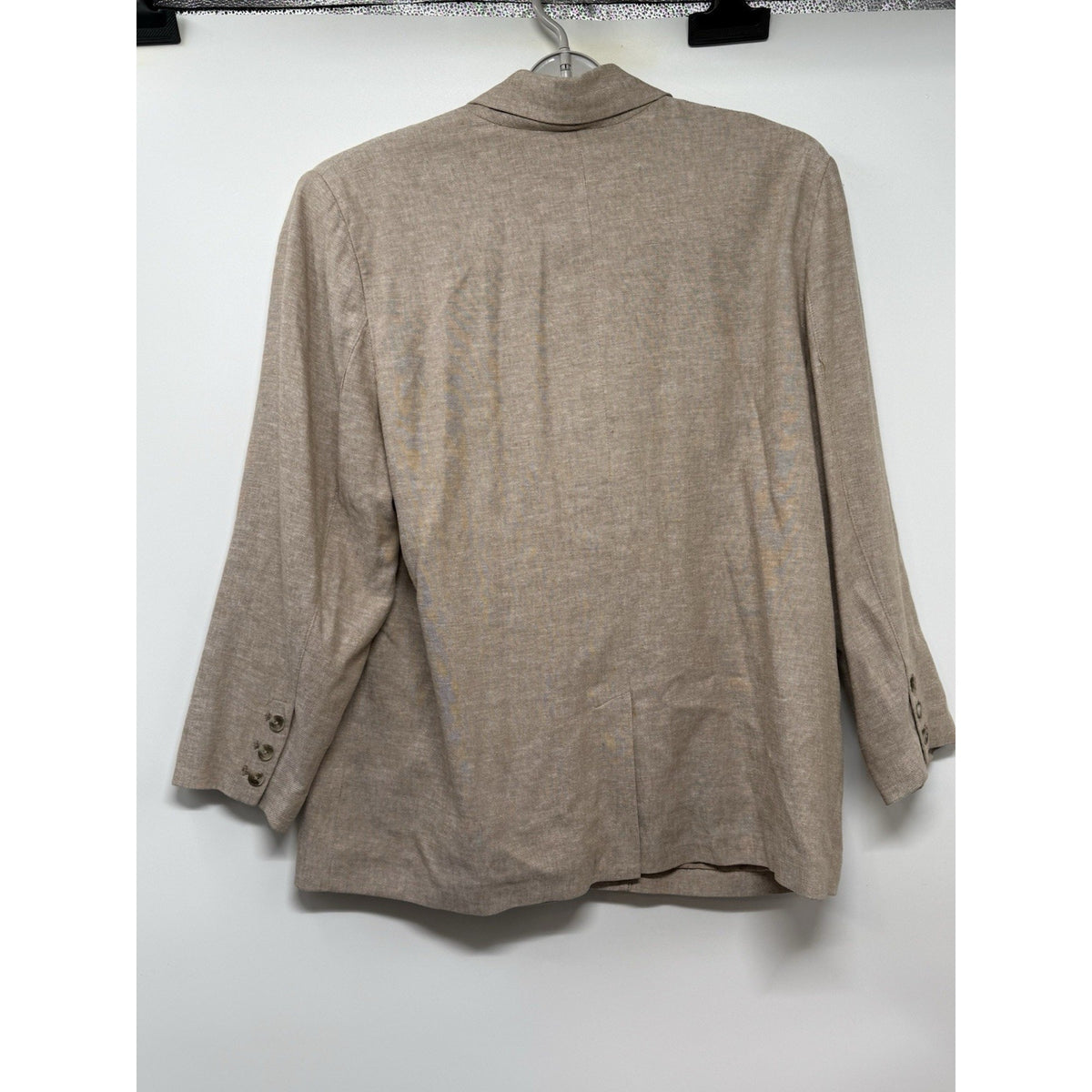 Old Navy Women’s Linen Blend Jacket Size Extra Large Beige