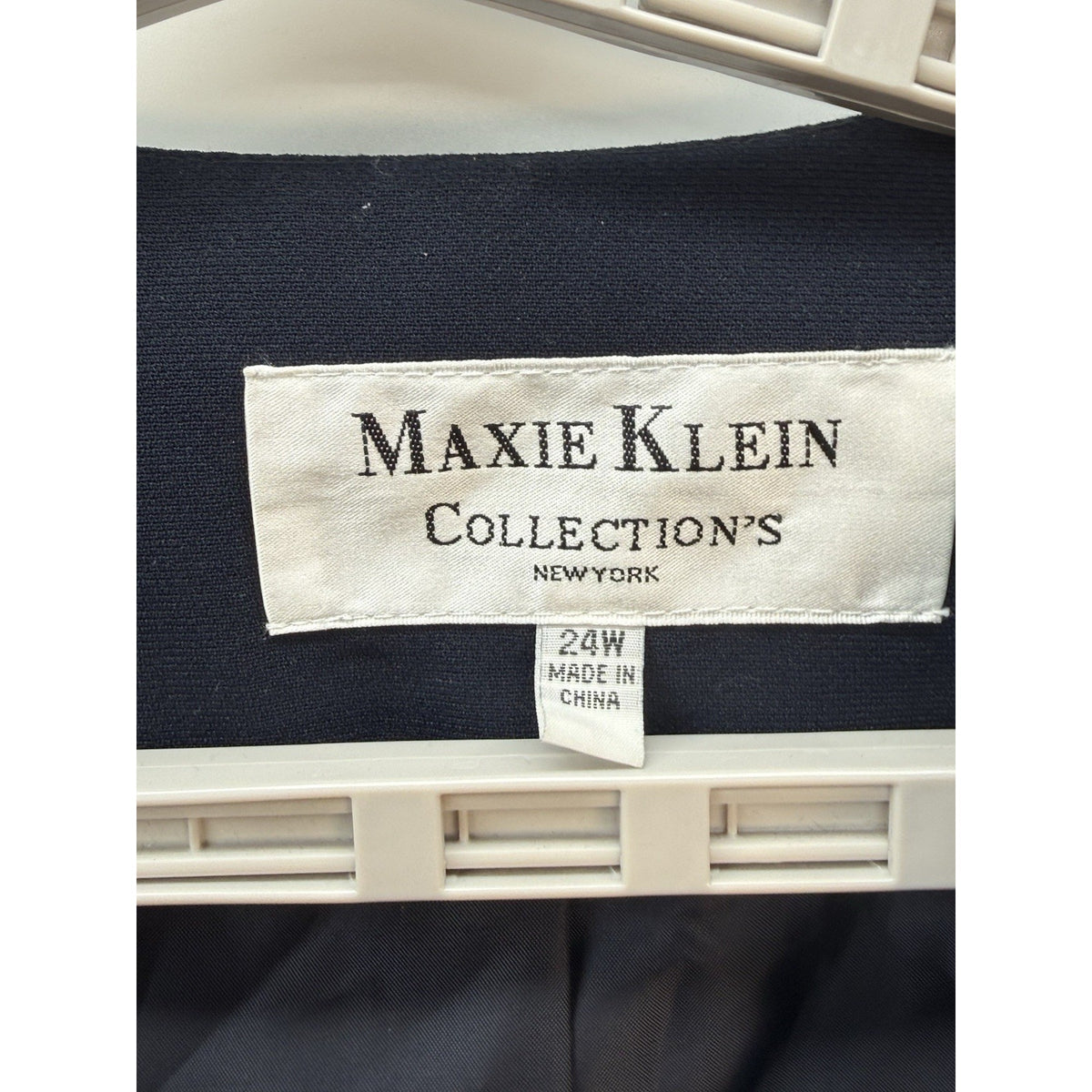 Maxie Klein Collections Beaded Sequin Jacket 24W Black Evening Party Formal Top