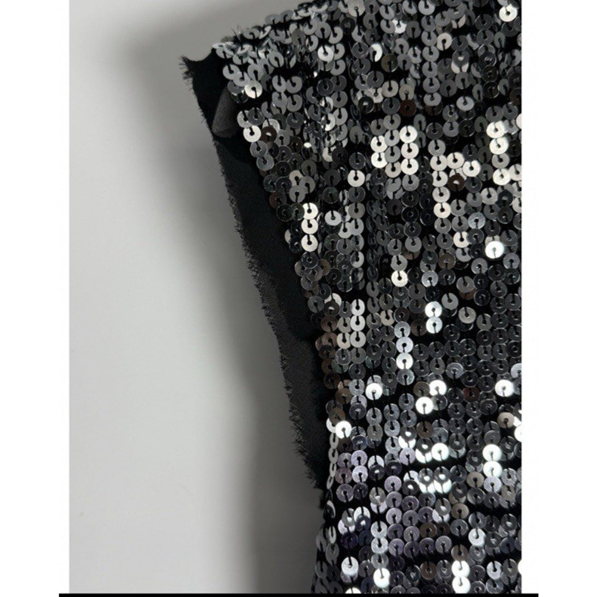 White House Black Market Silver Sequin Mini Dress Black/Grey/Ombre Holiday Sz S