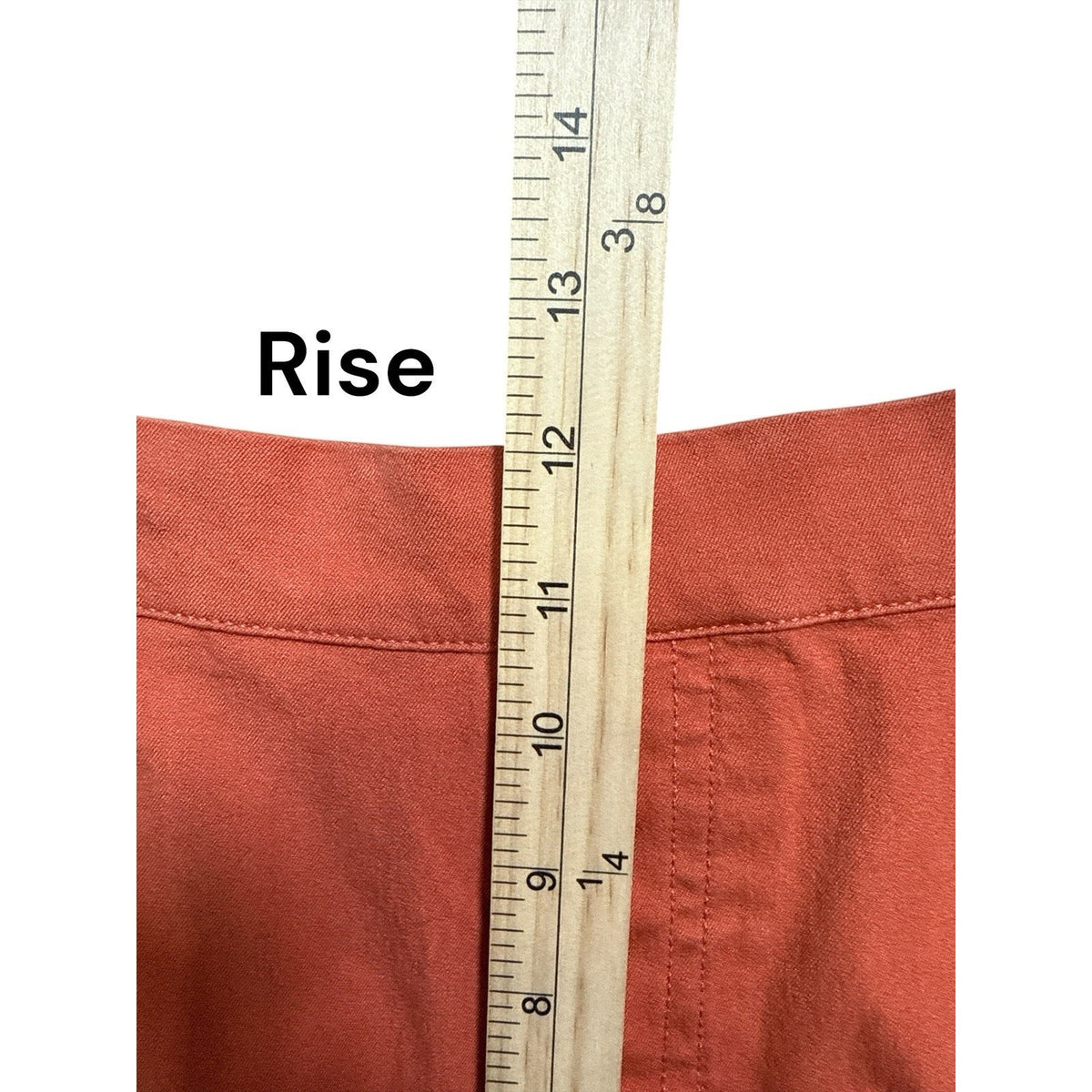 AnyBody Rust Cargo Pants XL Pull-On Stretch Cotton Blend Pockets Casual Comfy