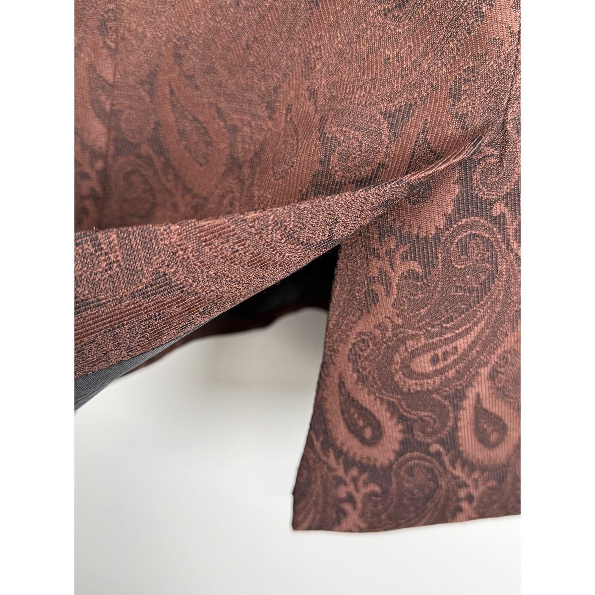 E.R. Gerard Renlyn Vintage Paisley Blazer 10 Velvet Collar Button Front Jacket