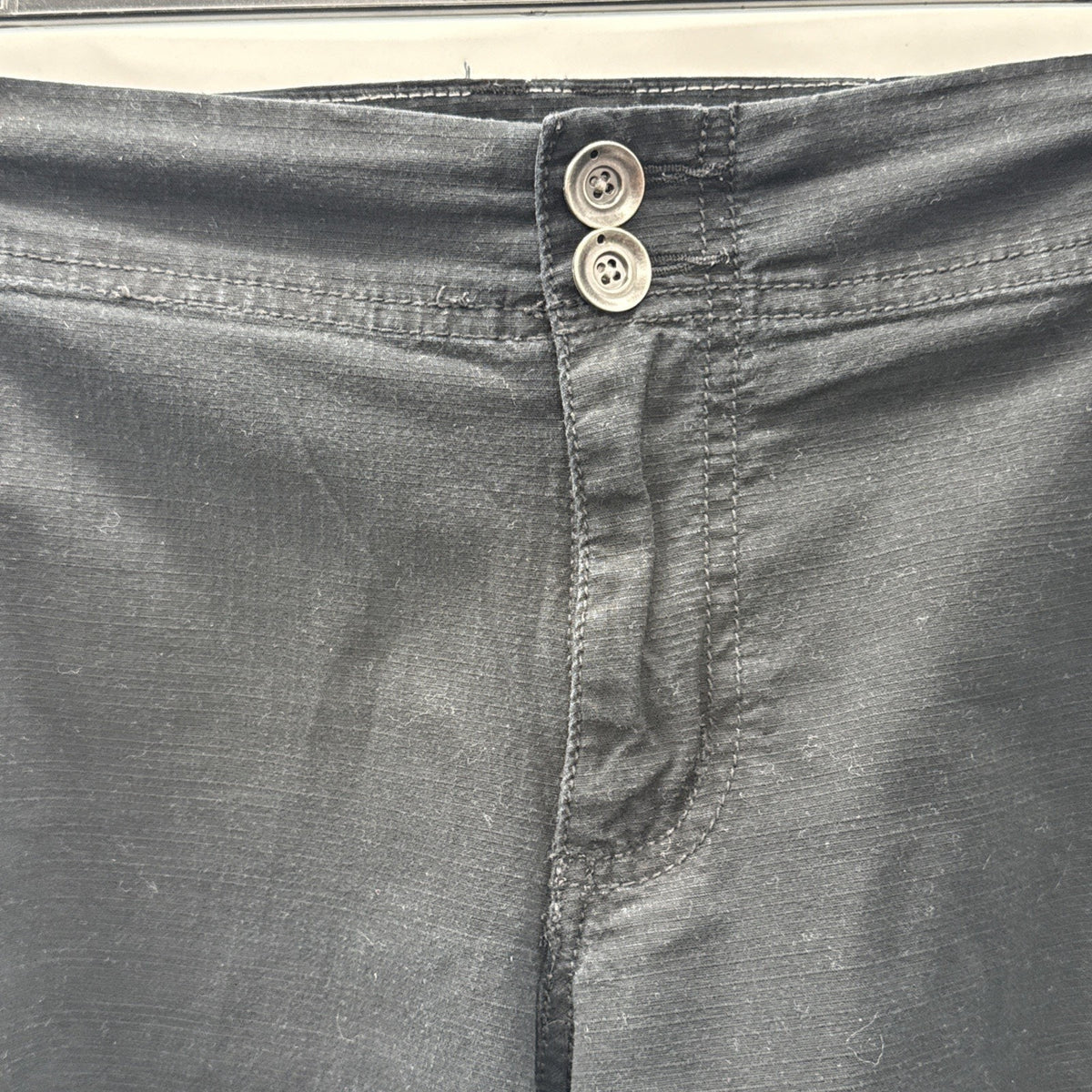 Womens Lane Byrant Black Bermuda Cargo Shorts Size 16