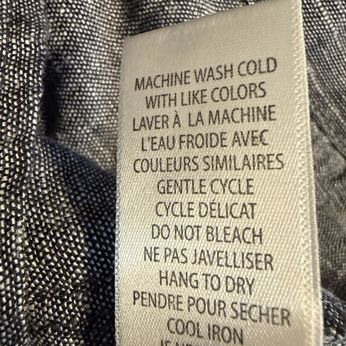 MAX STUDIO Linen Blend Moto Jacket Women’s L Gray Asymmetrical Zip