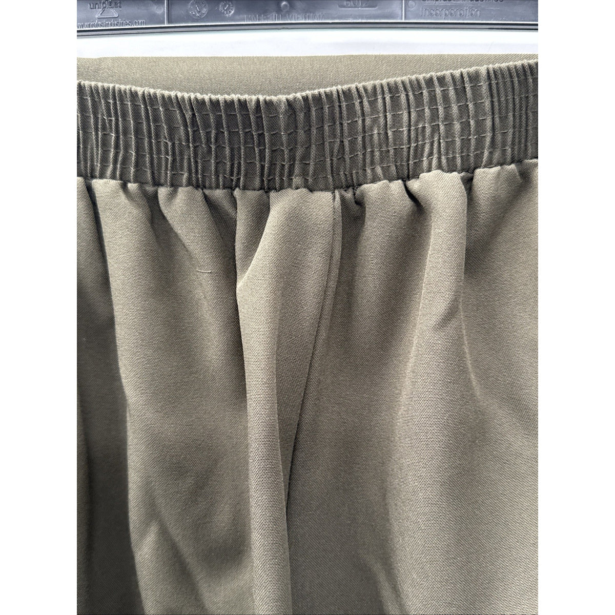 Just For Women Olive Green Elastic Waist Pull On Dress Pants Size 20W