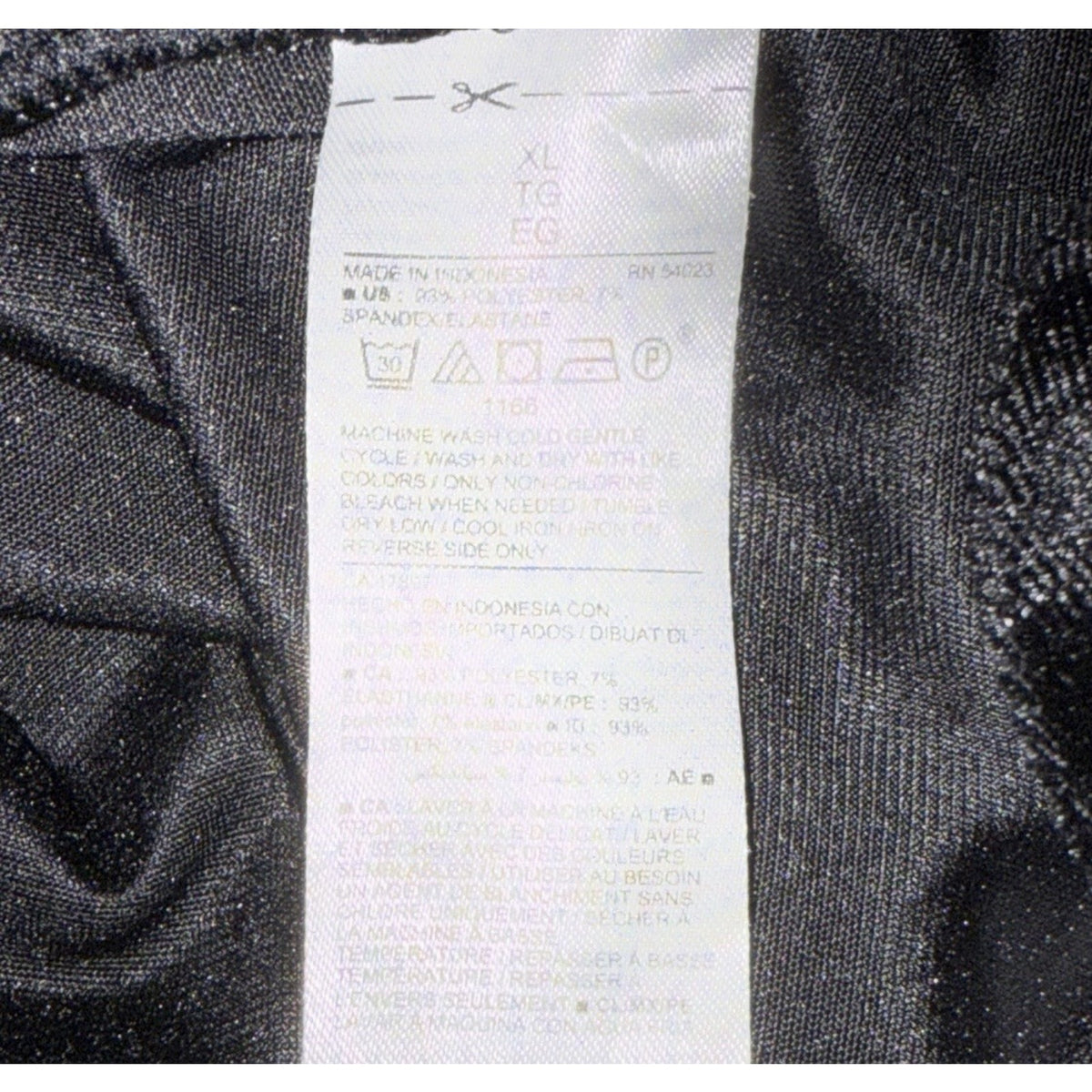 Womens Plus Sz XL Dress Black Velvet Long Sleeves Knee Length V Neck Old Navy