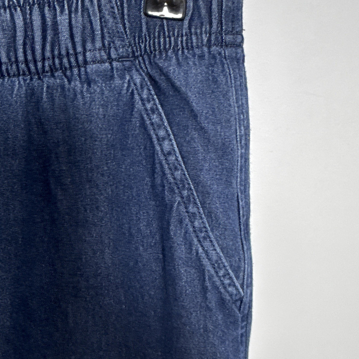 Gloria Vanderbilt Casuals Women’s Blue Denim Pull On Capri Pants M Pockets