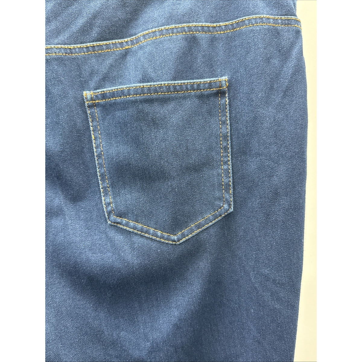 Zac & Rachel Women 2X Pull On Stretch Denim Jeans Dark Wash Plus Size