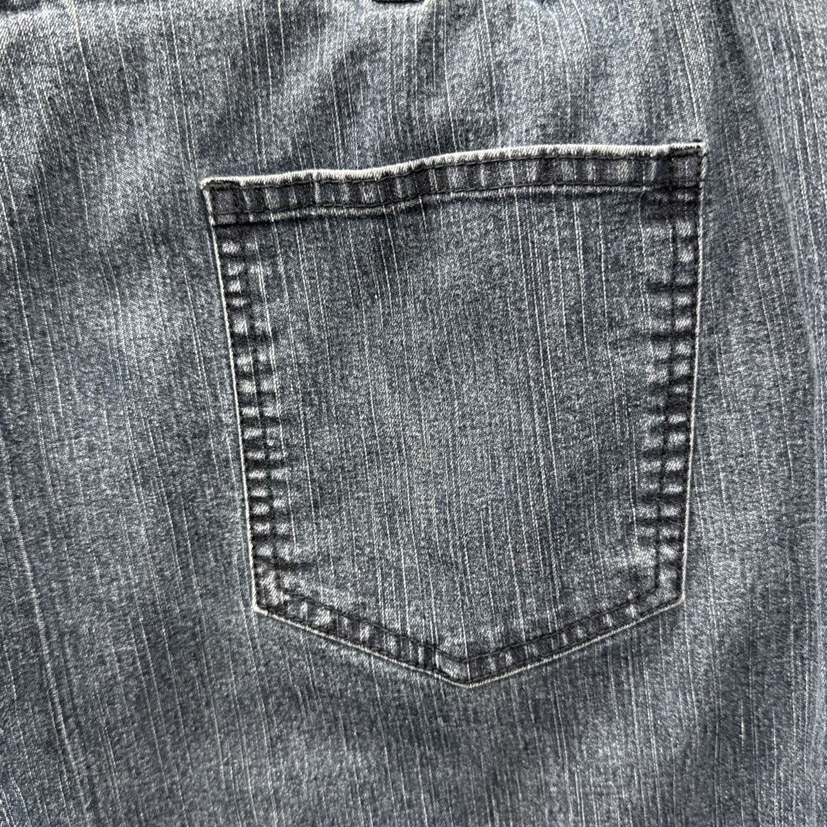 Ruby Rd Petite Straight Leg Jeans Blue Denim Sz 16P Zip Button Elastic Sides