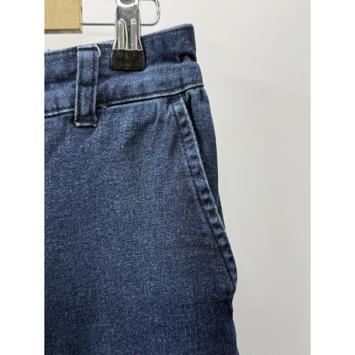 Karen Scott Denim Capri Jeans Womens 8P Petite Blue Stretch Casual Pockets