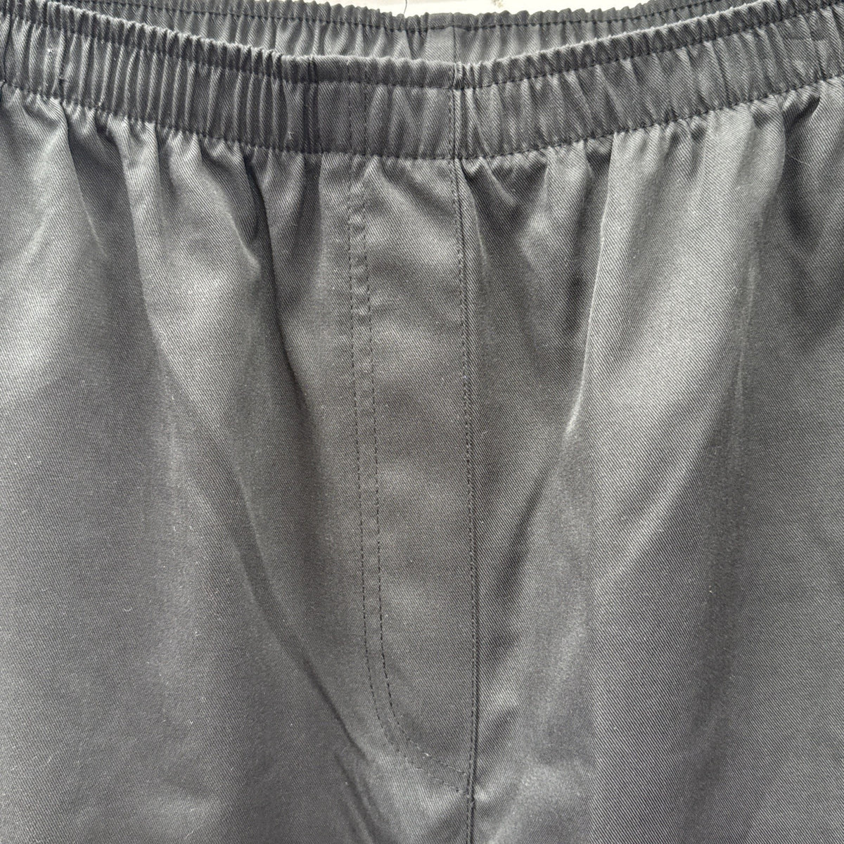 Kim Rogers Curvy Crop Pants Black Elastic Waist Light Weight Size 20 Pockets
