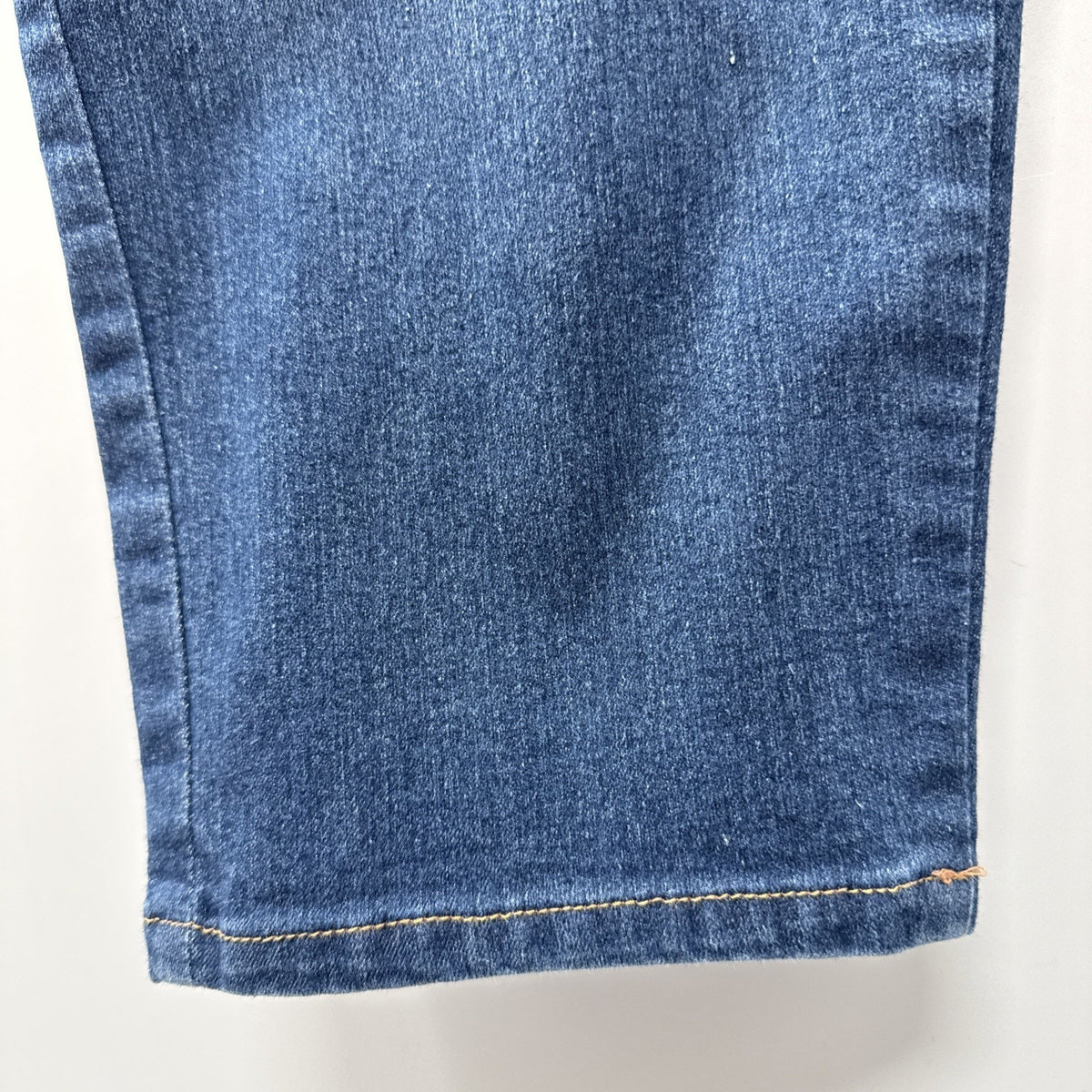 Woman Within Jean 24” Inseam Crop Pants, Blue Denim Sz 24W 5 Pocket Stretch
