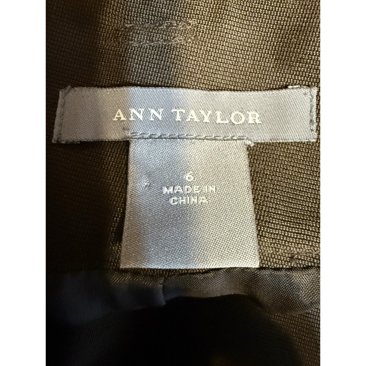 Ann Taylor Chocolate Brown A-Line Skirt Women’s Size 6 Side Zip Line