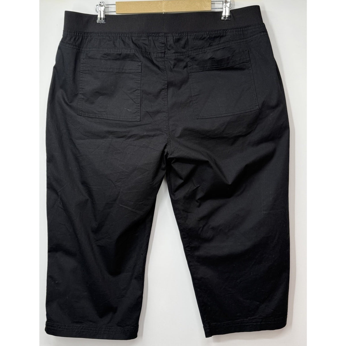 Briggs Crop Pants Women Size XL Pull On Pockets