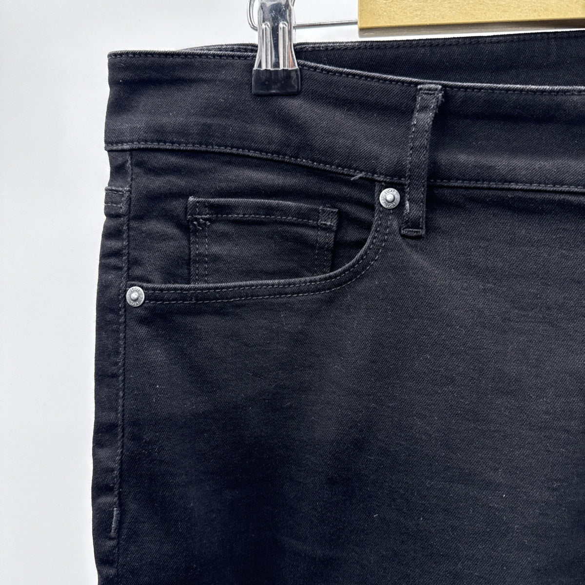 LOFT Plus High Waist SkinnyJeans Women's Size 18 Black Stretch Casual Pockets