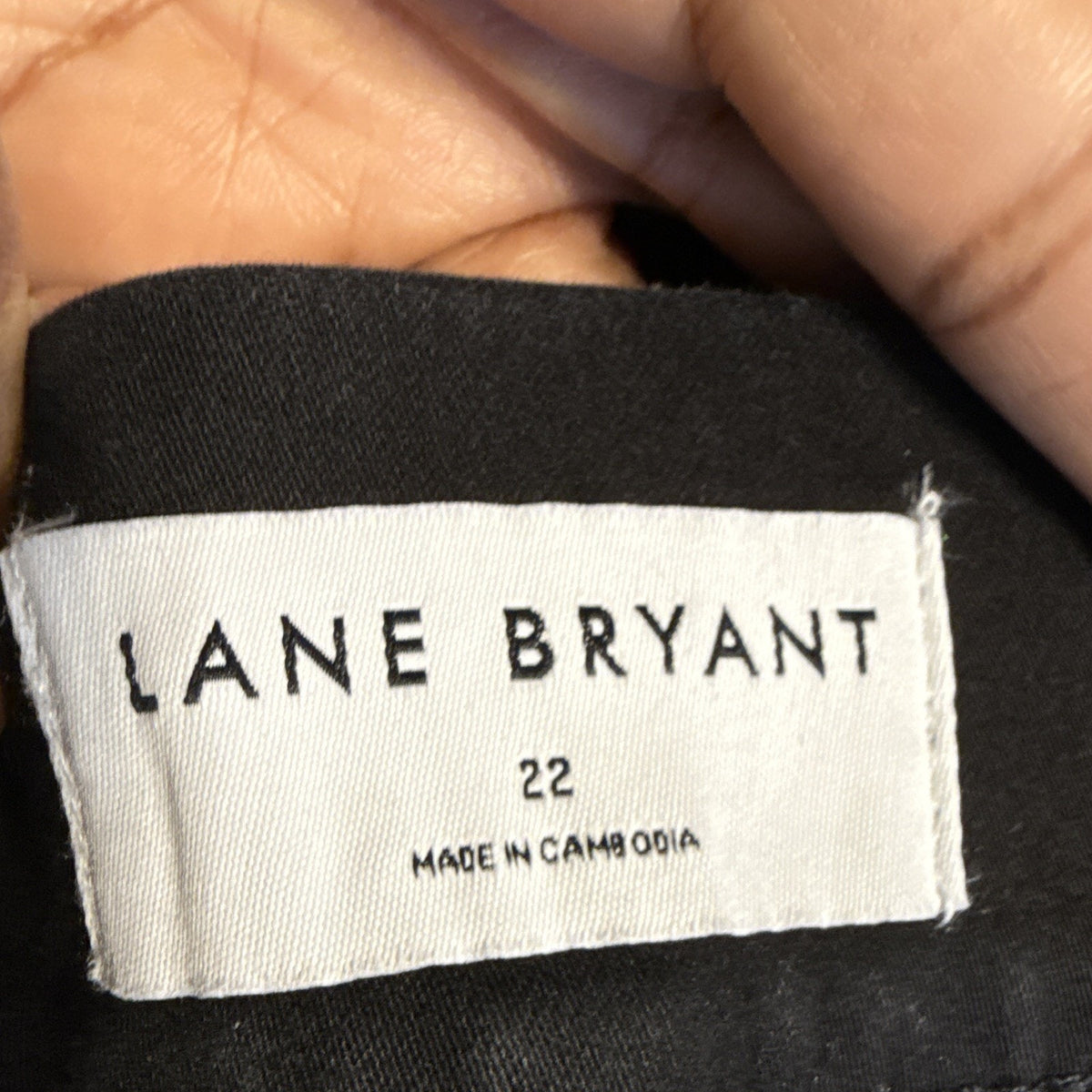 Lane Bryant Women’s Plus Size 22 Black High Rise Stretch Jegging Jeans Pockets