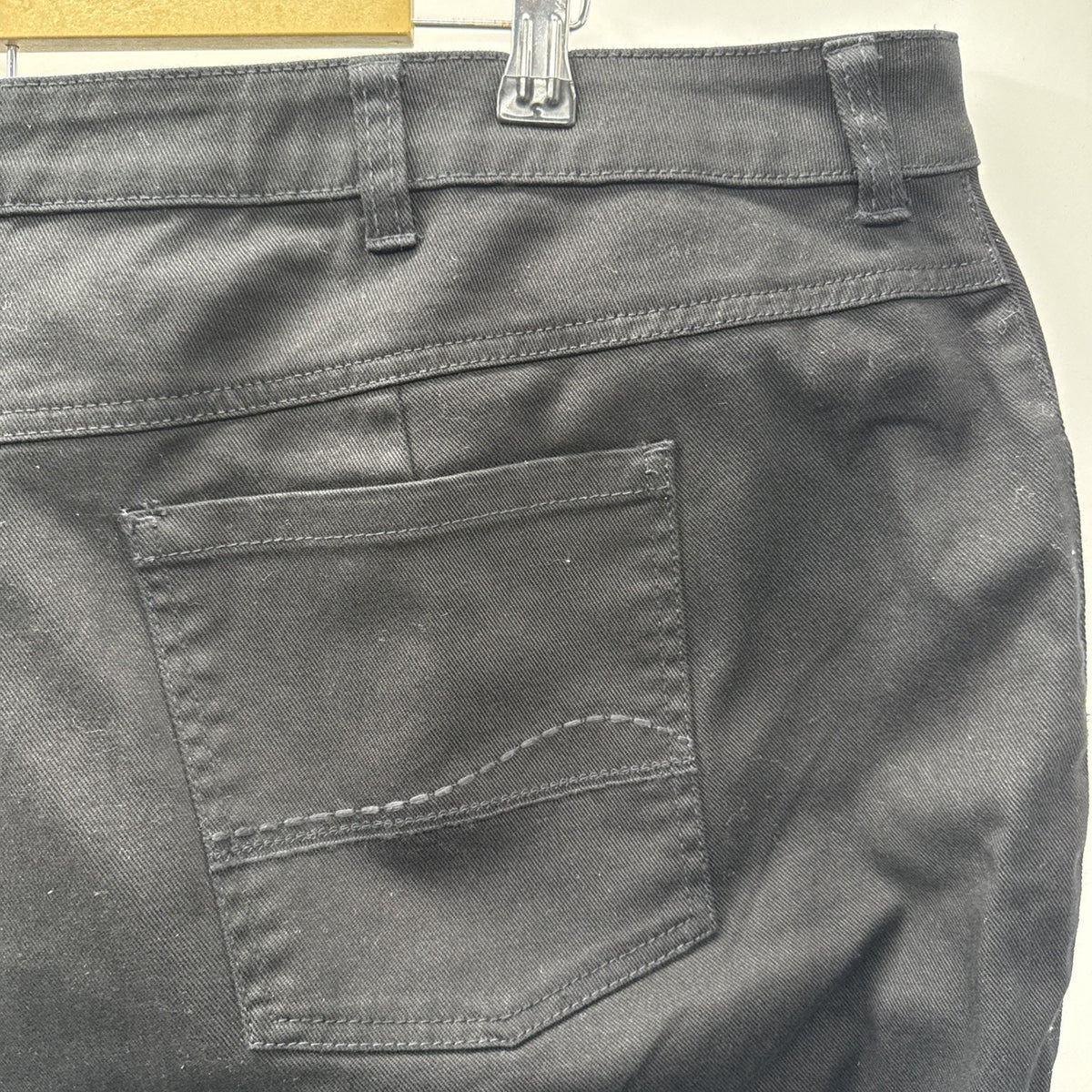 Liz & Me Signature Woman's Black Jeans 26W Red Triangle 8 Average Five Pocket