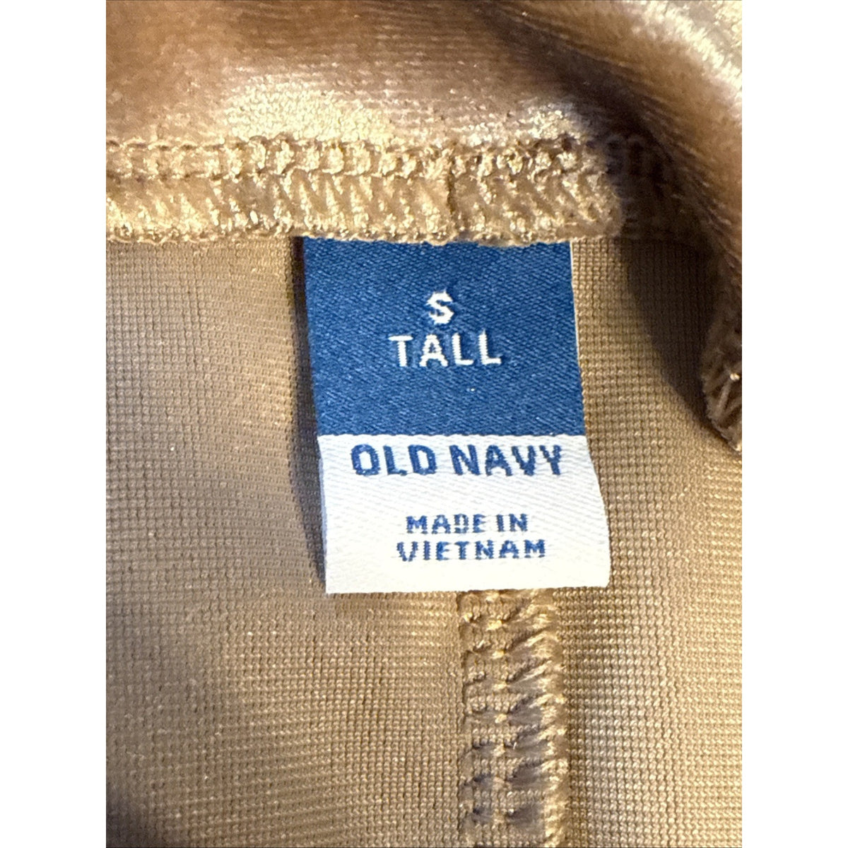 Old Navy Dress Women's Small Tall Velvet Velour Sleeveless Cowl Neck Brown NWT