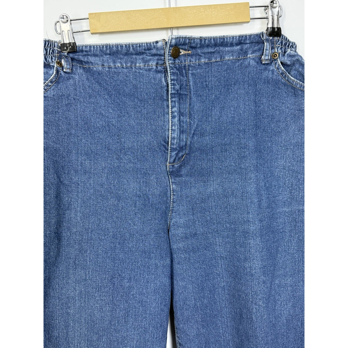 The TOG Shop Petites Denim Blue Jeans Women’s Size 16P | Stretch Cropped