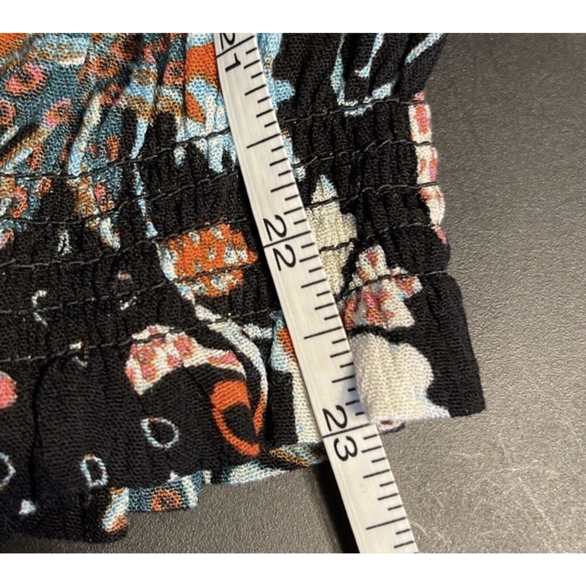 New York & Company Women Black Maxi Dress W/Floral Print Size Small Long Sleeve