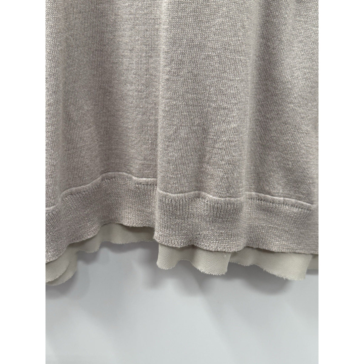 Jones New York Sequin Cardigan Women Size XL Cotton Wool Blend Gray Luxe