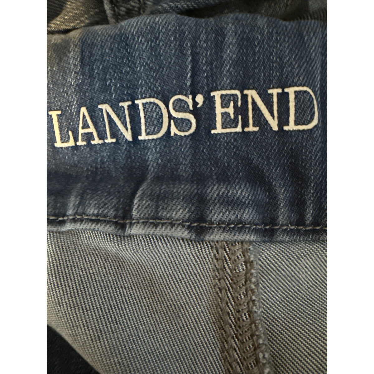 Lands End Women’s Mid Rise Pull On Skinny Jeans Plus Size 20W Casual Stretch