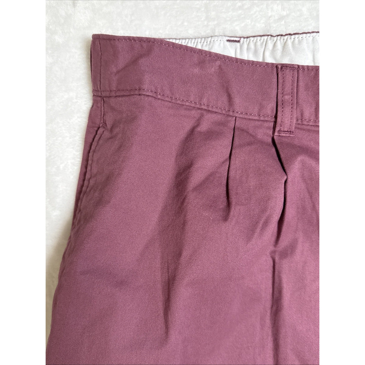 Old Navy Womens 2X-Large Dusty Mauve Pleated Extra High-Rise OG Chino Shorts NWT