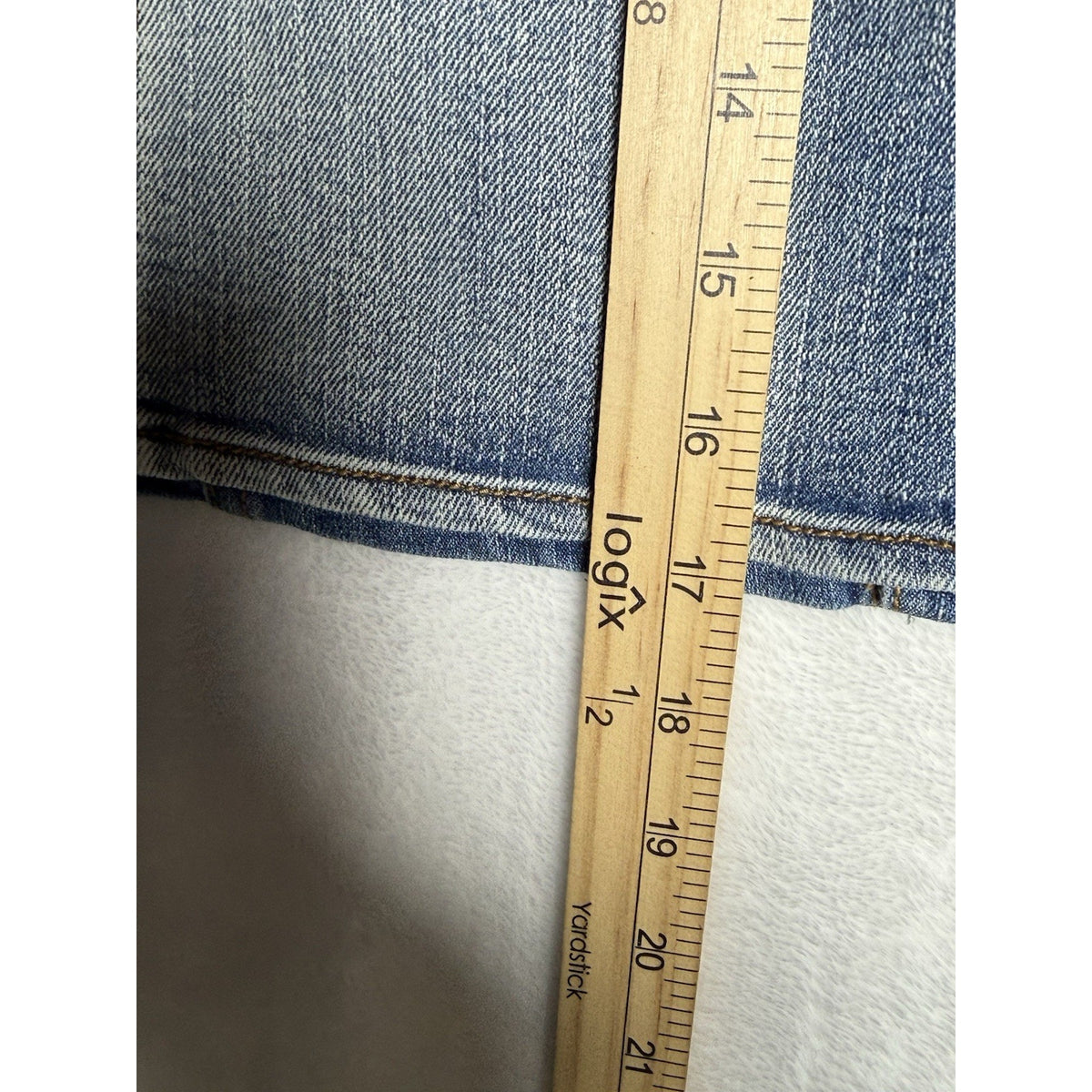Faded Glory Women’s Denim A Mini Skirt Sz 6