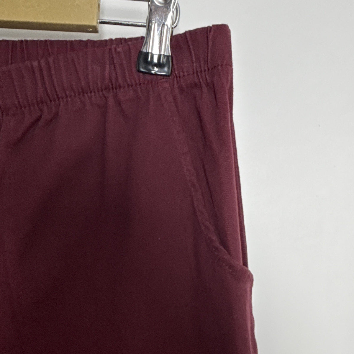 d&co. denim + company Women’s 1XP Petite Burgundy Pull On Pants Pockets