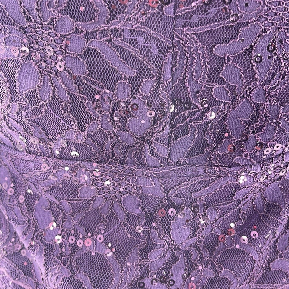 Scarlett Nite Eggplant Lace Cocktail Dress – Size 6 Holiday Party Style